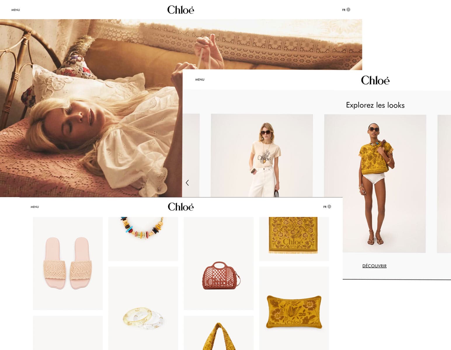 Screenshot of Chloe landing page
